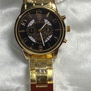 Luxury Gold and Black Color Men's Watch $20 each or 2 for $30